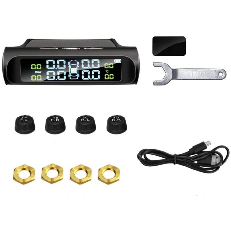 Tyre Pressure Monitoring System Universal With Solar Charging