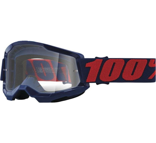 100% Strata 2 Goggles Masego with Clear Lens