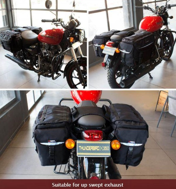 100% WATERPROOF LEH MOTORCYCLE SADDLEBAGS VIATERRA (100% WP LEH V3)