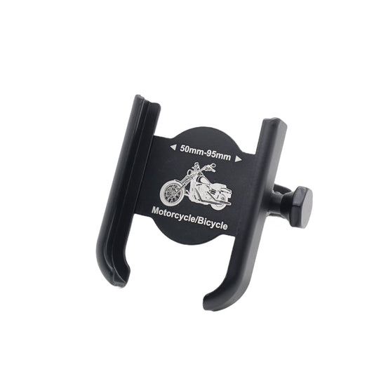 Universal CNC Handle Fitting Motorcycle Mobile Stand Mount Bracket compatible with all Vehicles and Fitable with all Mobile Phones