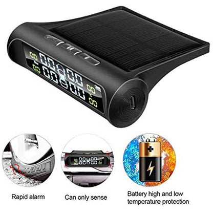 Tyre Pressure Monitoring System Universal With Solar Charging