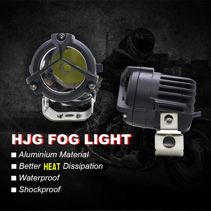 LIU HJG 60 Watt White LED Fog Light Universal for Bikes and Cars (12V-80V, Pack of 2)