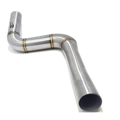 Autopowerz Stainless Steel Motorcycle Exhaust Middle Muffler Bend Pipe Suitable (Dominar Bend Pipe)