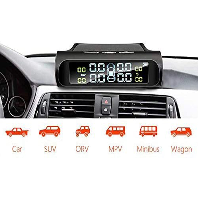 Tyre Pressure Monitoring System Universal With Solar Charging