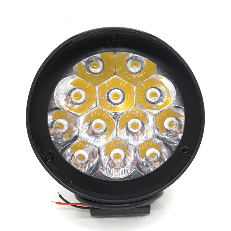 LED Fog Lights for Bikes and Cars High Power, Heavy clamp and Strong ABS plastic. (12 led cap set)