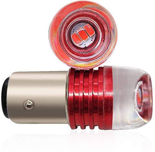 AUTOPOWERZ Touch Brake Light, Reversing Light, Tail Light, Parking Light, Indicator Light, Side Marker LED for Yamaha, Mahindra, Ducati, KTM, Hero (Universal For Bike, Pack of 2) (Red)