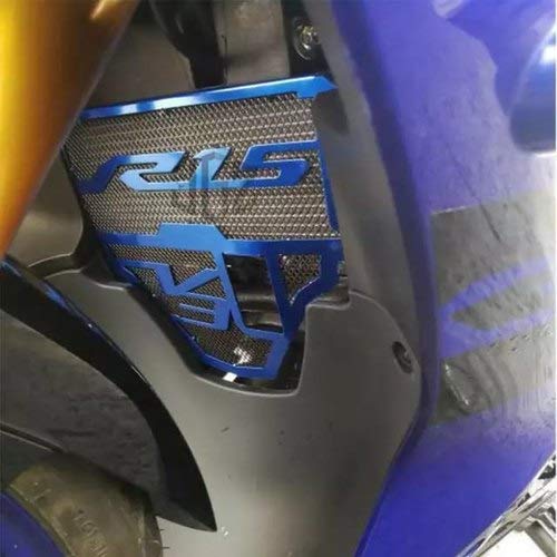 Autopowerz Aluminium Motorcycle Radiator Guard Protector Grill Only Fit in Yamaha R15 V3 (Blue)