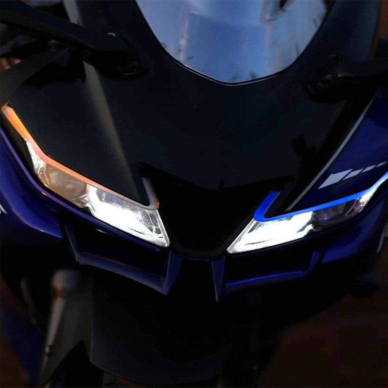 Yamaha R15 V3 Headlight DRL with Indicator and Multifunction IR Remote