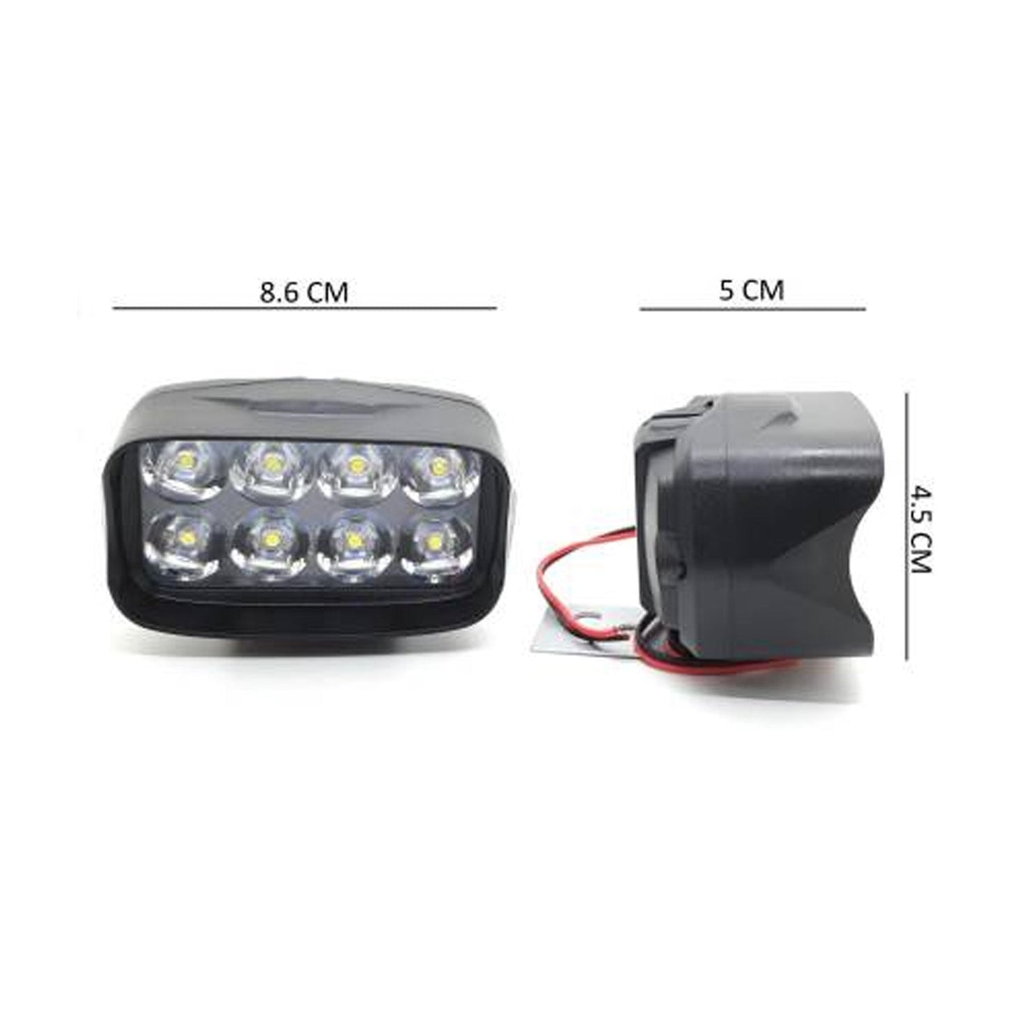 AutoPowerz LED Fog Lamp Unit for Royal Enfield, Hero, Yamaha, KTM, Bajaj, TVS Universal For Car