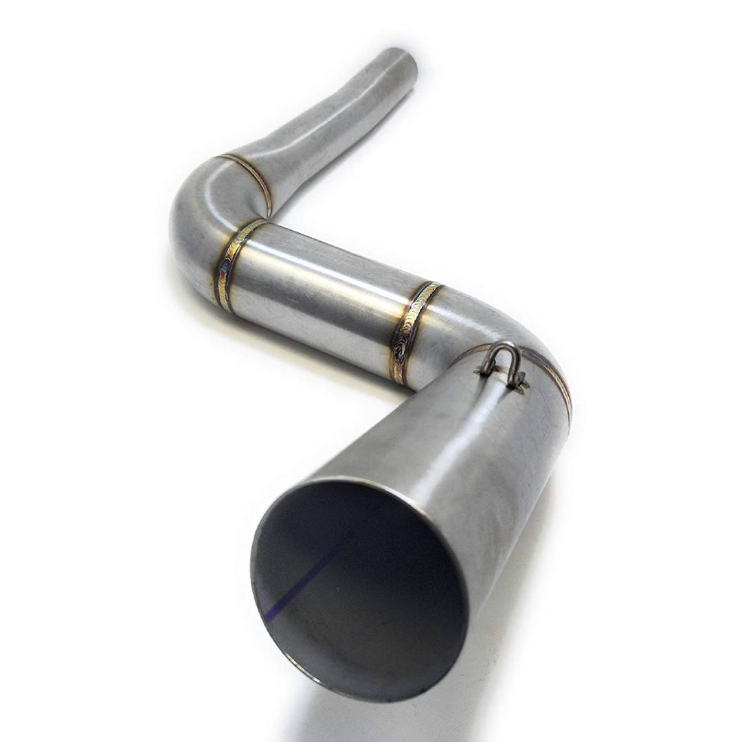 Autopowerz Stainless Steel Motorcycle Exhaust Middle Muffler Bend Pipe Suitable (Dominar Bend Pipe)