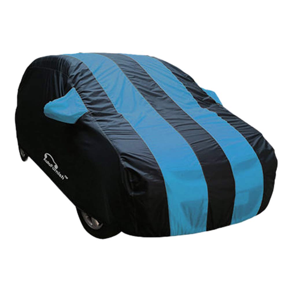 Autofurnish  Stylish Aqua Stripe  Car Body Cover For BMW X1 2023