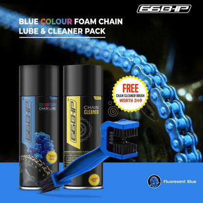 66Bhp Blue Foam Chain lube & cleaner kit