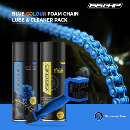 66Bhp Blue Foam Chain lube & cleaner kit