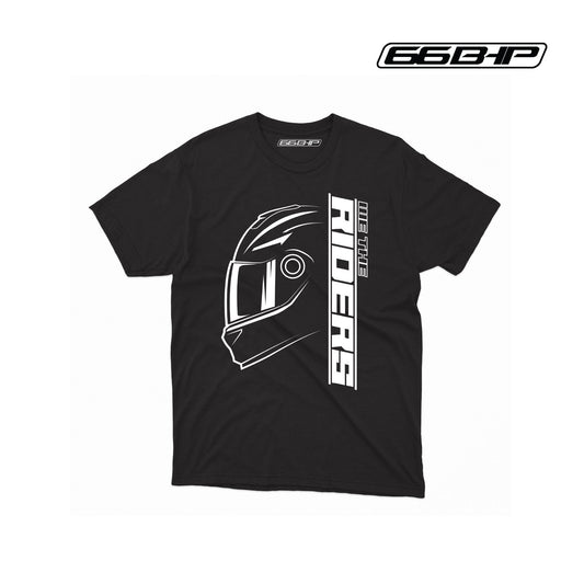 66BHP - Riders T-Shirt Black for Men