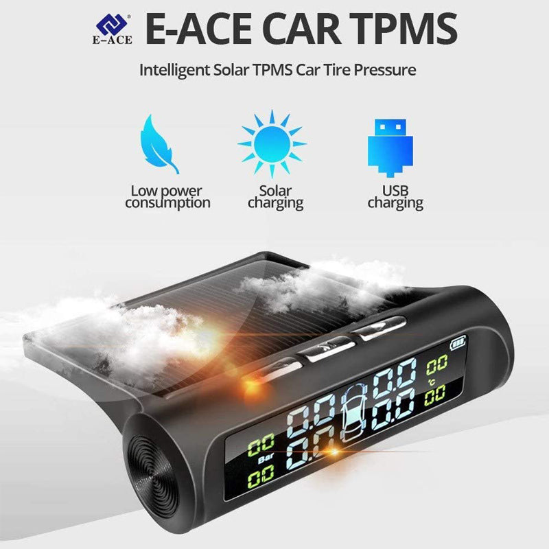 Tyre Pressure Monitoring System Universal With Solar Charging