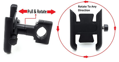 Universal CNC, Motorcycle Mobile Stand Anti-Slip Fixed Bracket Shockproof