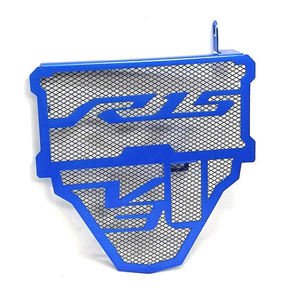 Autopowerz Aluminium Motorcycle Radiator Guard Protector Grill Only Fit in Yamaha R15 V3 (Blue)