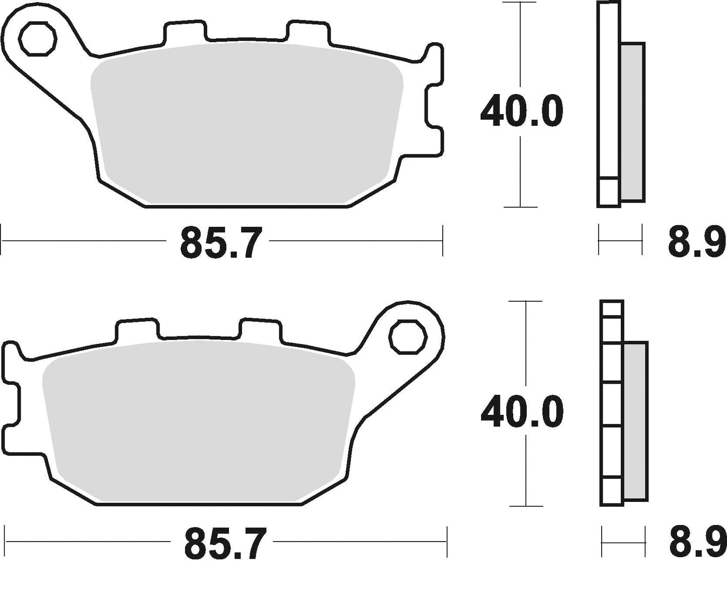 742CM56 - Semi Sintered - Braking Brakes