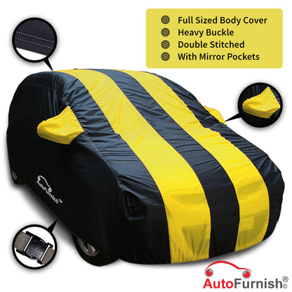 Autofurnish  Stylish Aqua Stripe  Car Body Cover For Land Rover Defender (5 Seater) 2022