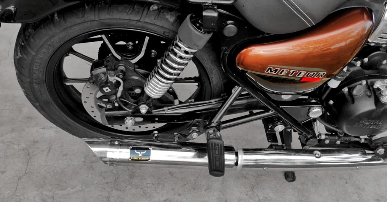 Meteor 350 TRAIL Barrel Exhaust