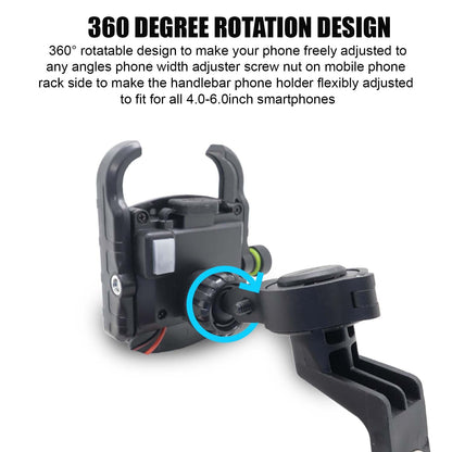 Universal Bike Mobile Holder with 360 Degree Rotation (Pack of 1)