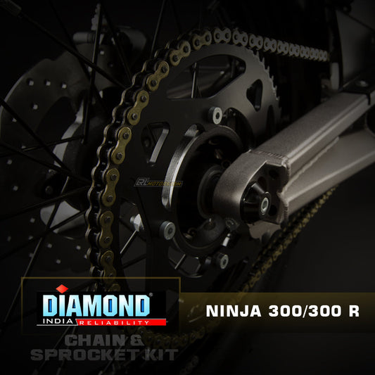 Kawasaki Ninja 300 / 300 R - Diamond Chain Sprocket Kit (K223)