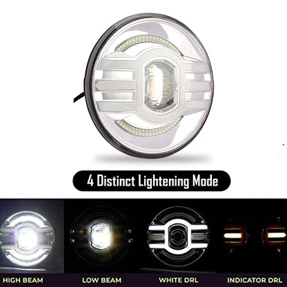 7 inch Led Headlight for Bikes and Cars (60W)