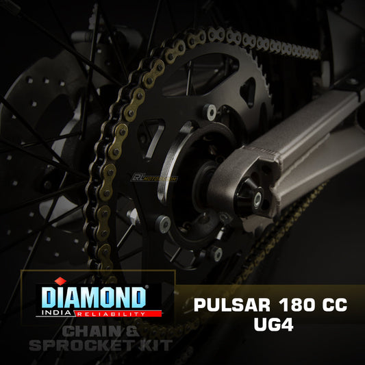 Bajaj Pulsar 180CC UG4  -  Diamond Chain Sprocket Kit (K170)