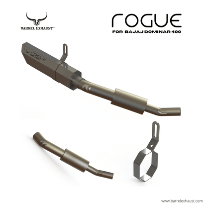 Bajaj Dominar 400 Rogue Barrel Exhaust