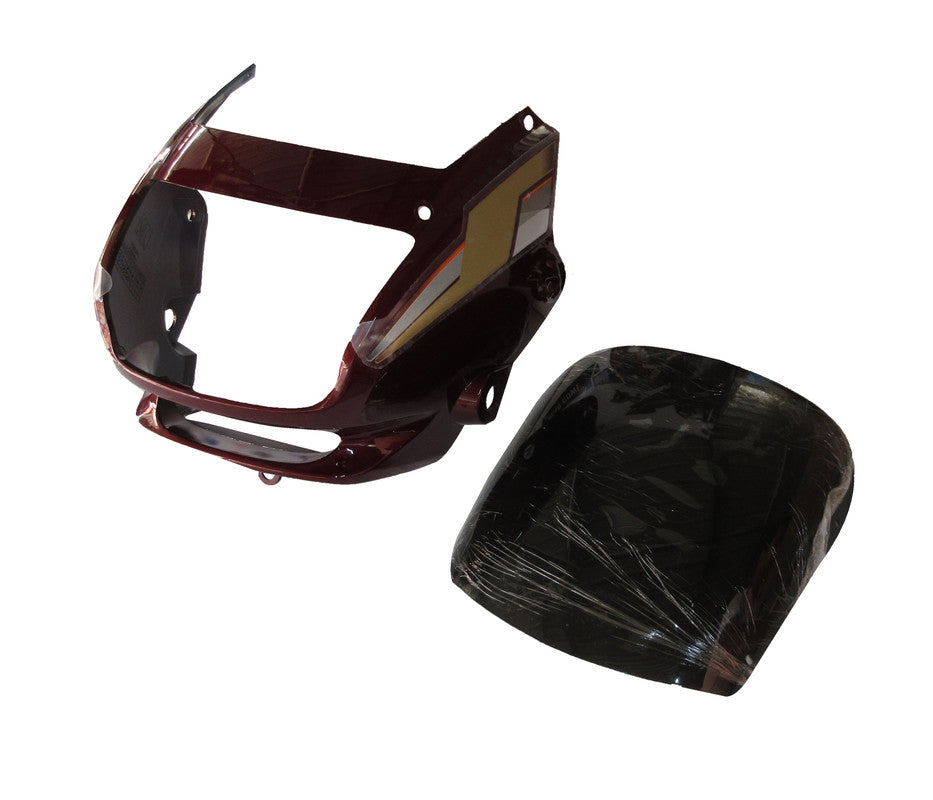 Headlight Visor Fit For Hero Super Splendor New Model Palace Maroon