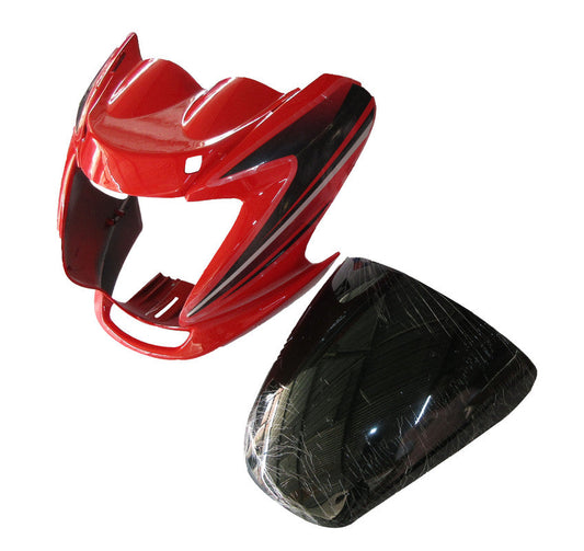 Headlight Visor Fit For Hero Passion Pro Sports Red