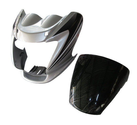 Headlight Visor Fit For Hero Passion Pro Force Silver