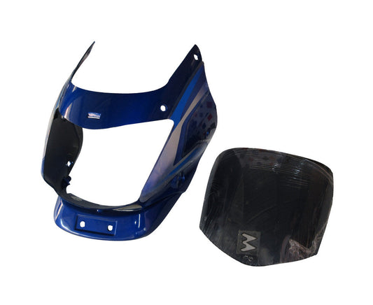 Headlight Visor With Glass Fit For Bajaj Platina 125CC Plasma Blue