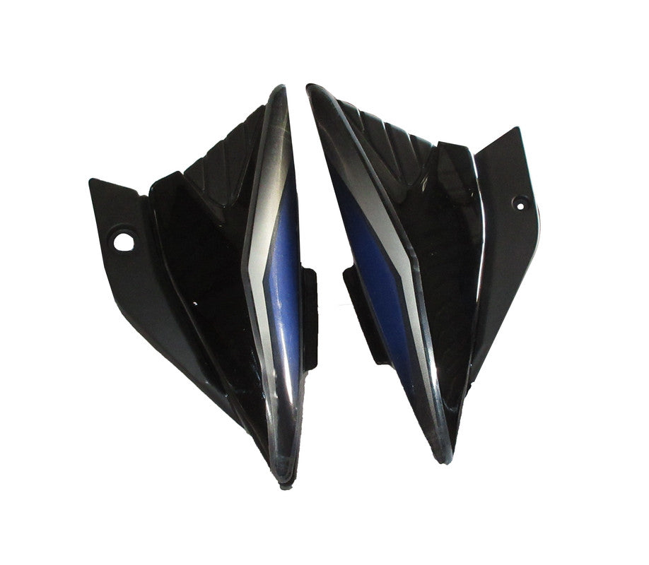 Side Panel / Side Cowl Set Fit For Bajaj Platina 125Cc Black(Blue Sticker)