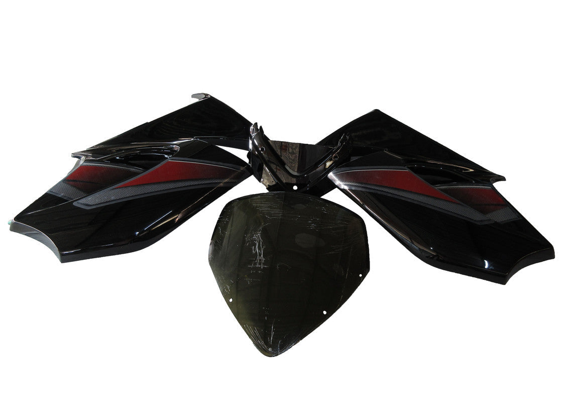 Headlight Visor Fit For With Glass Hero Karizma -R Black