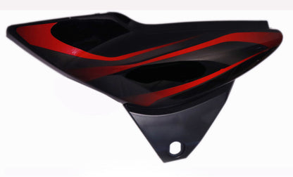 Side Panel / Side Cowl Set Fit For Bajaj Discover 125CC/150CC (3D Type) Black(Purple Sticker)