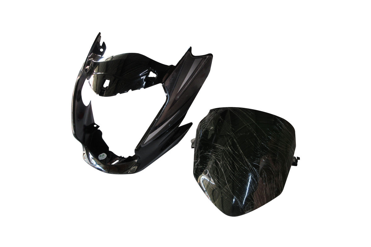 Headlight Visor Fit For Hero Passion Xpro Black (Grey Sticker)