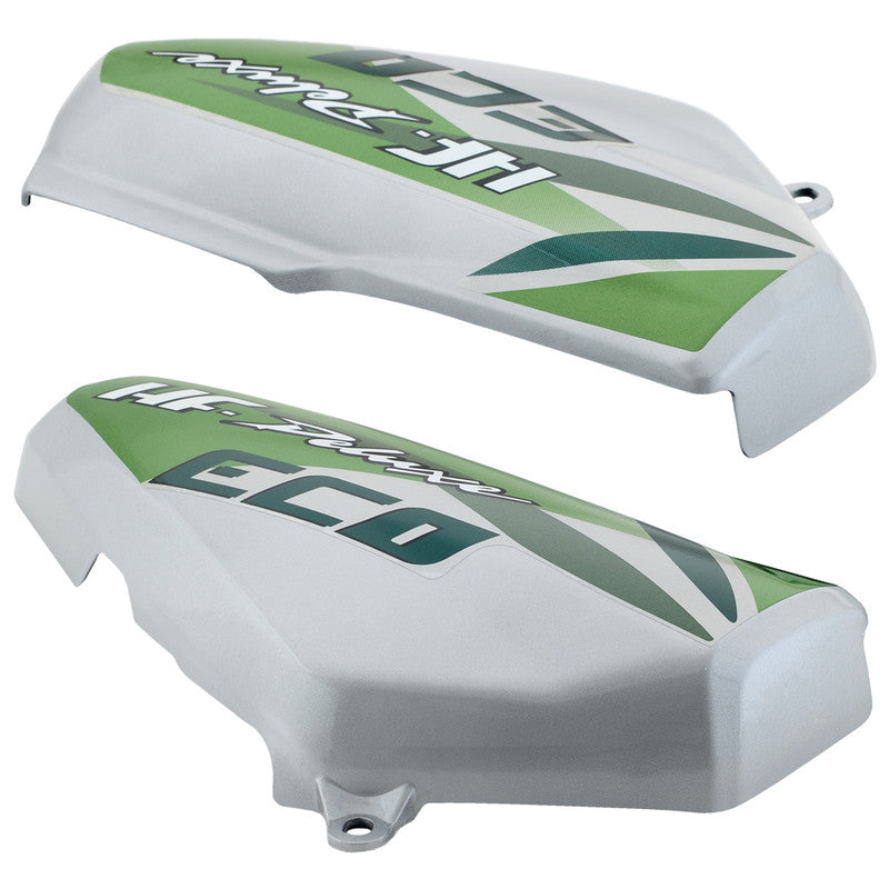 Side Panel / Side Cowl Set Fit For Hero HF-Deluxe Eco Green Cloud Silver