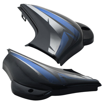 Side Panel / Side Cowl Set Fit For Bajaj CT-100 New Model Latest Black (Blue Sticker)