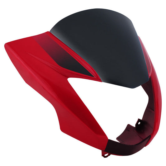 Headlight Visor Fit For With Glass Hero Glamour Latest New Model (Type-5) Candy Blazing Red