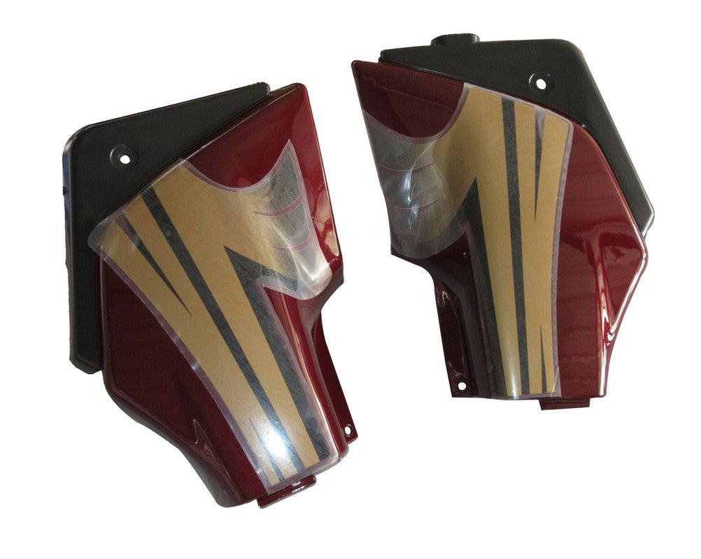 Side Panel / Side Cowl Set Fit For Hero Passion Plus Palace Maroon