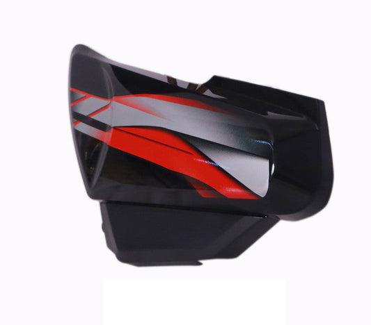 Side Panel / Side Cowl Set Fit For Hero HF-Deluxe IBS 2019 Black (Red Sticker)