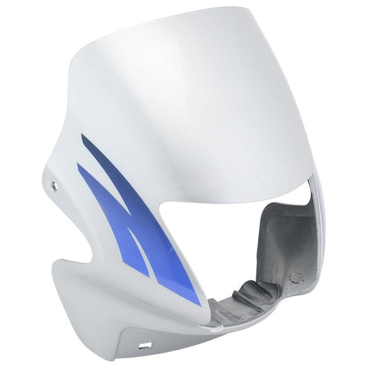 Headlight Visor Fit For Hero Passion Plus Cloud Silver (Blue Sticker) (BP)