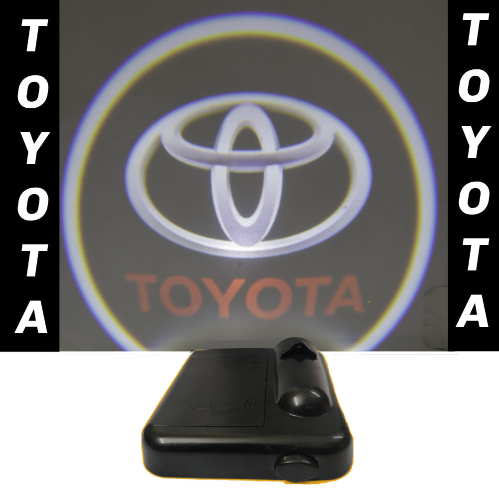 2Pcs Car Door Projection Light with TOYOTA Logo Compatible with all Toyota Cars