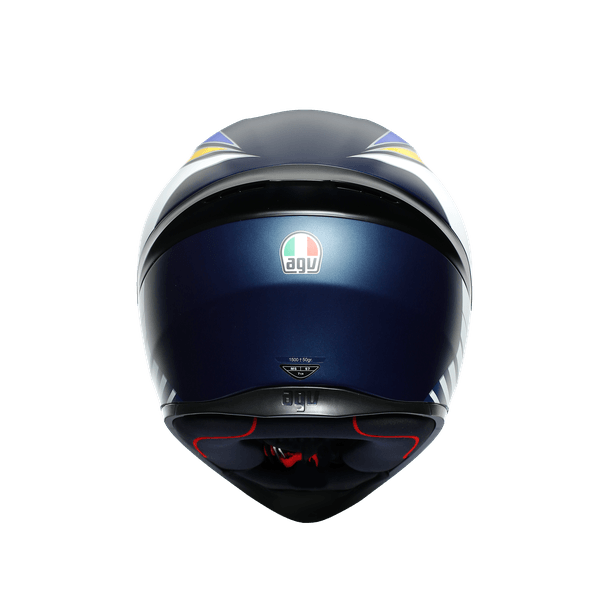 AGV HELMET - K1 MULTI ECE DOT - POWER MATT DARK BLUE/ORANGE/WHITE