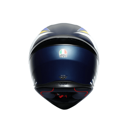 AGV K1 MULTI ECE DOT - POWER MATT DARK BLUE/ORANGE/WHITE