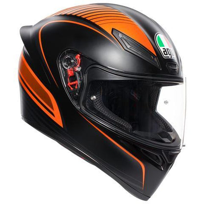 AGV K1 Warmup Matt Black Orange Helmet