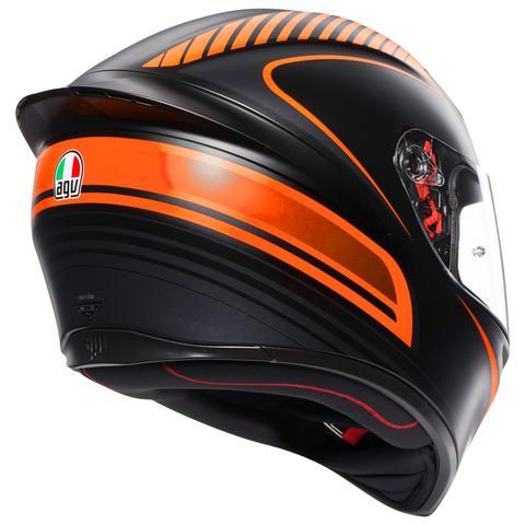 AGV K1 Warmup Matt Black Orange Helmet