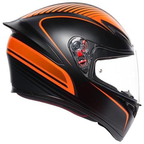 AGV K1 Warmup Matt Black Orange Helmet