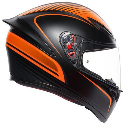 AGV K1 Warmup Matt Black Orange Helmet